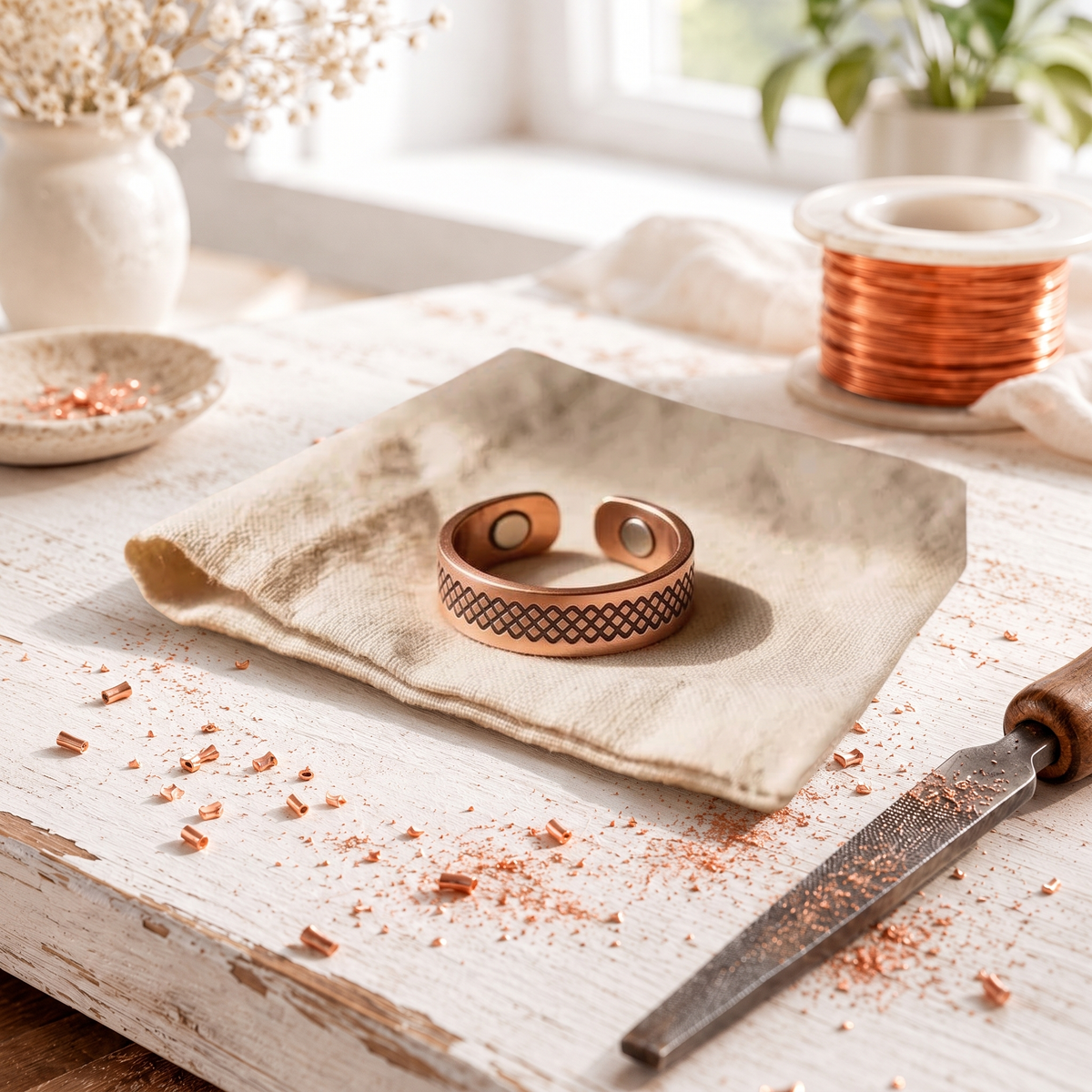Bague Trellis en Cuivre