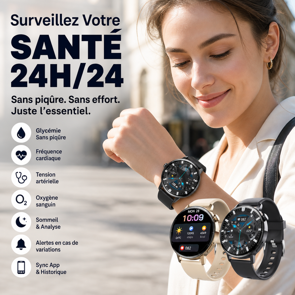 VELTOR™ | Montre Connectée Intelligente