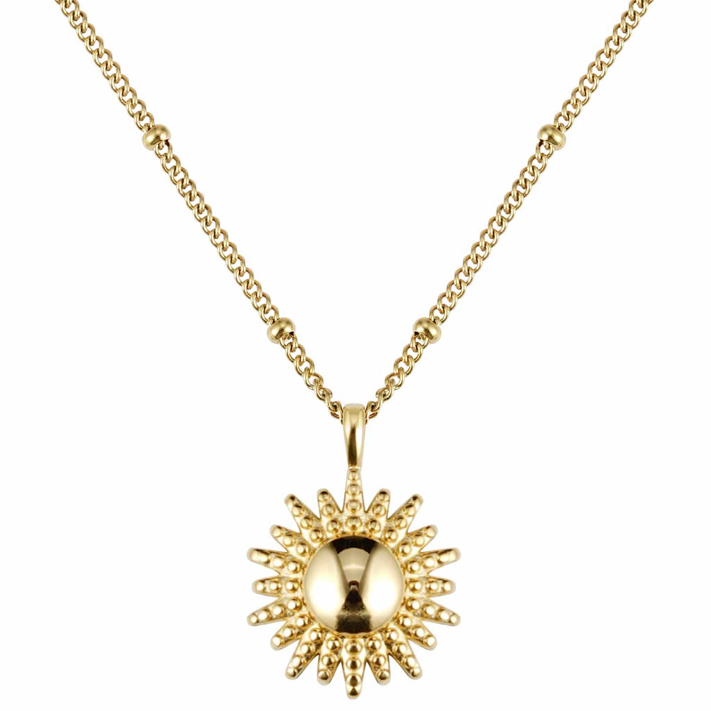 BonnySun collier soleil or