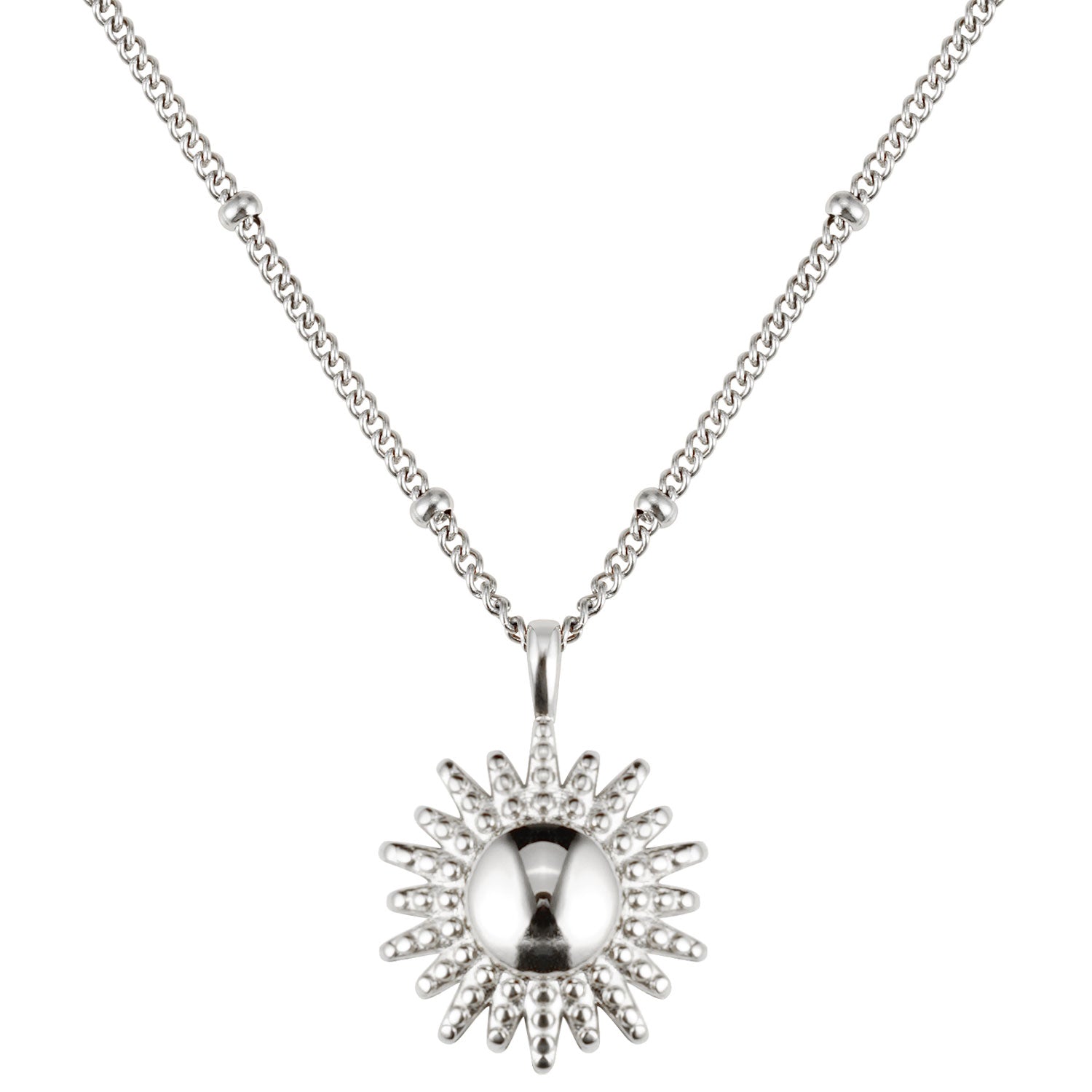 BonnySun collier soleil argent