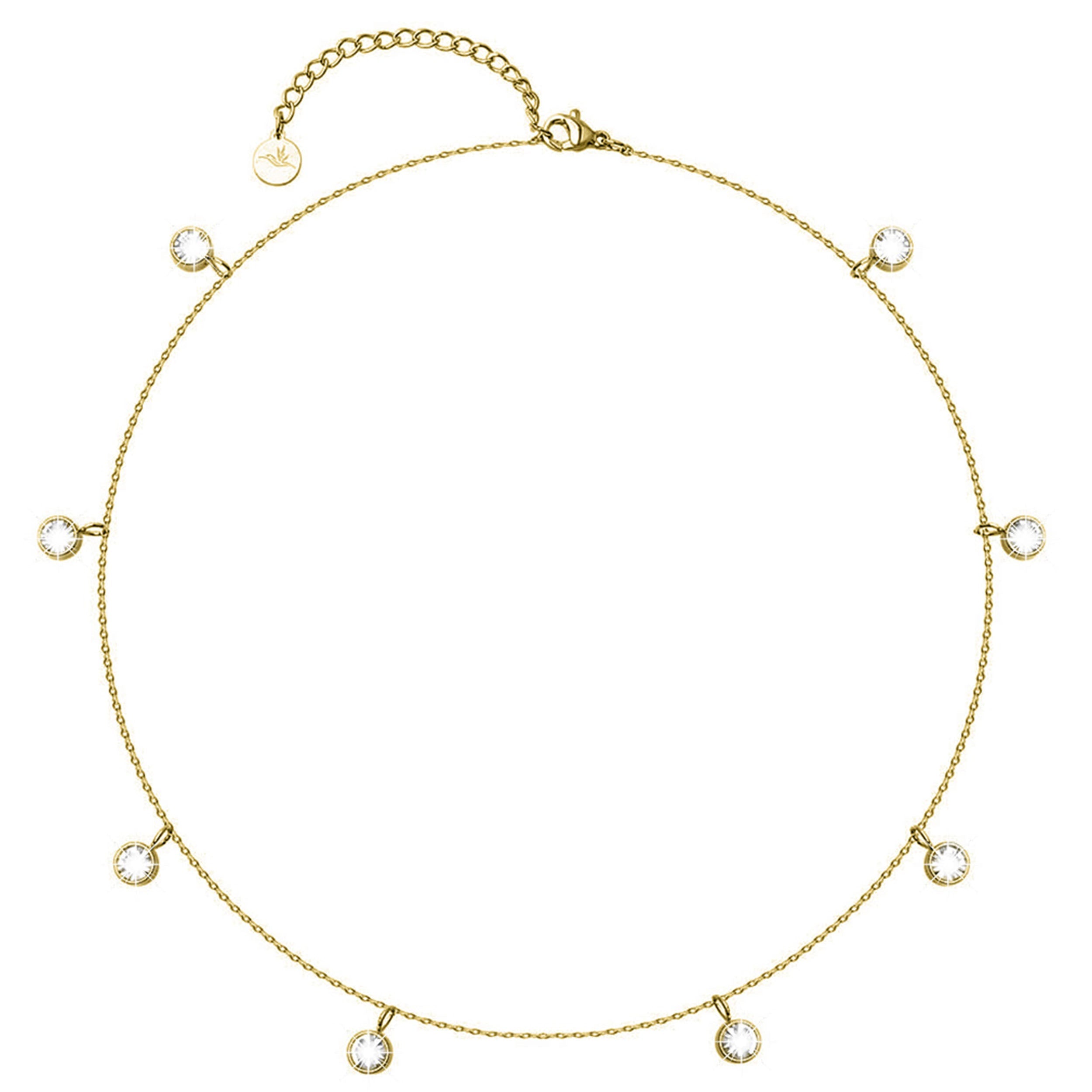 Collier BonnyDiamonds avec 8 pierres en or