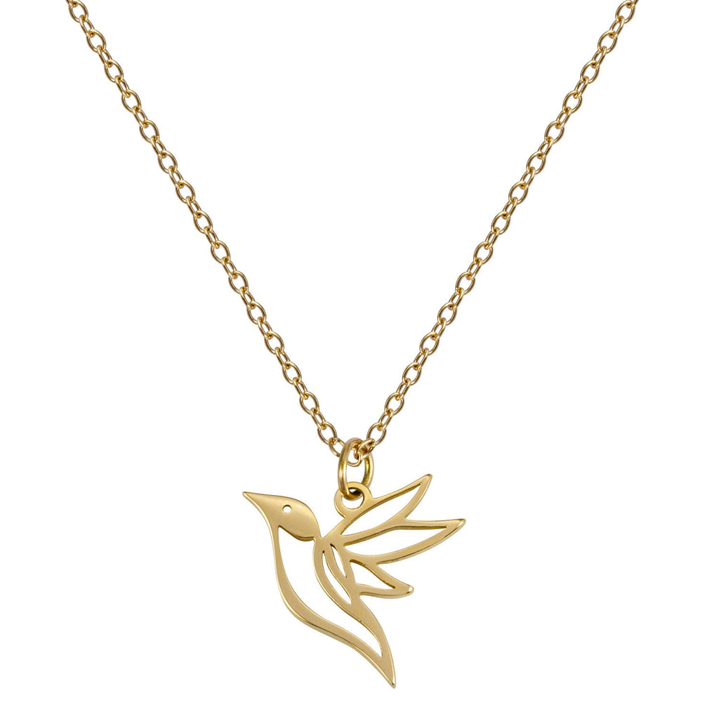 BonnyColibri Collier Colibri Or