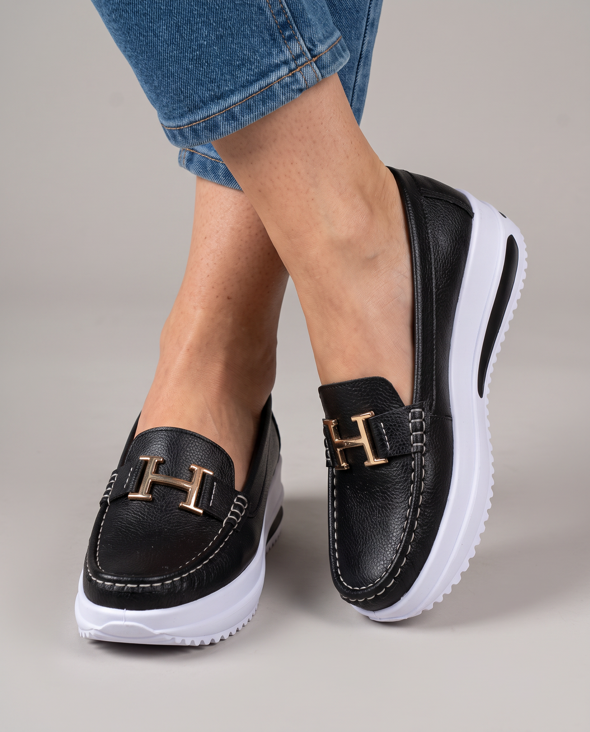 Lunette™ - Elegante Halbschuhe mit Plateau
