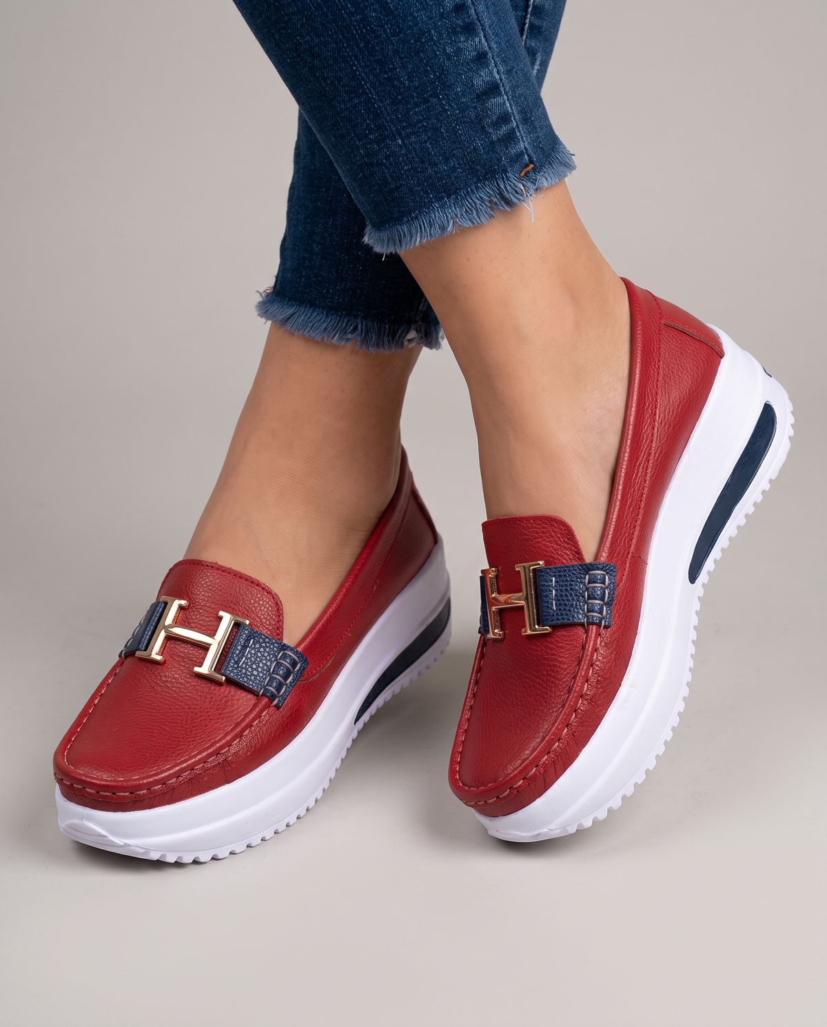 Lunette™ - Elegante Halbschuhe mit Plateau