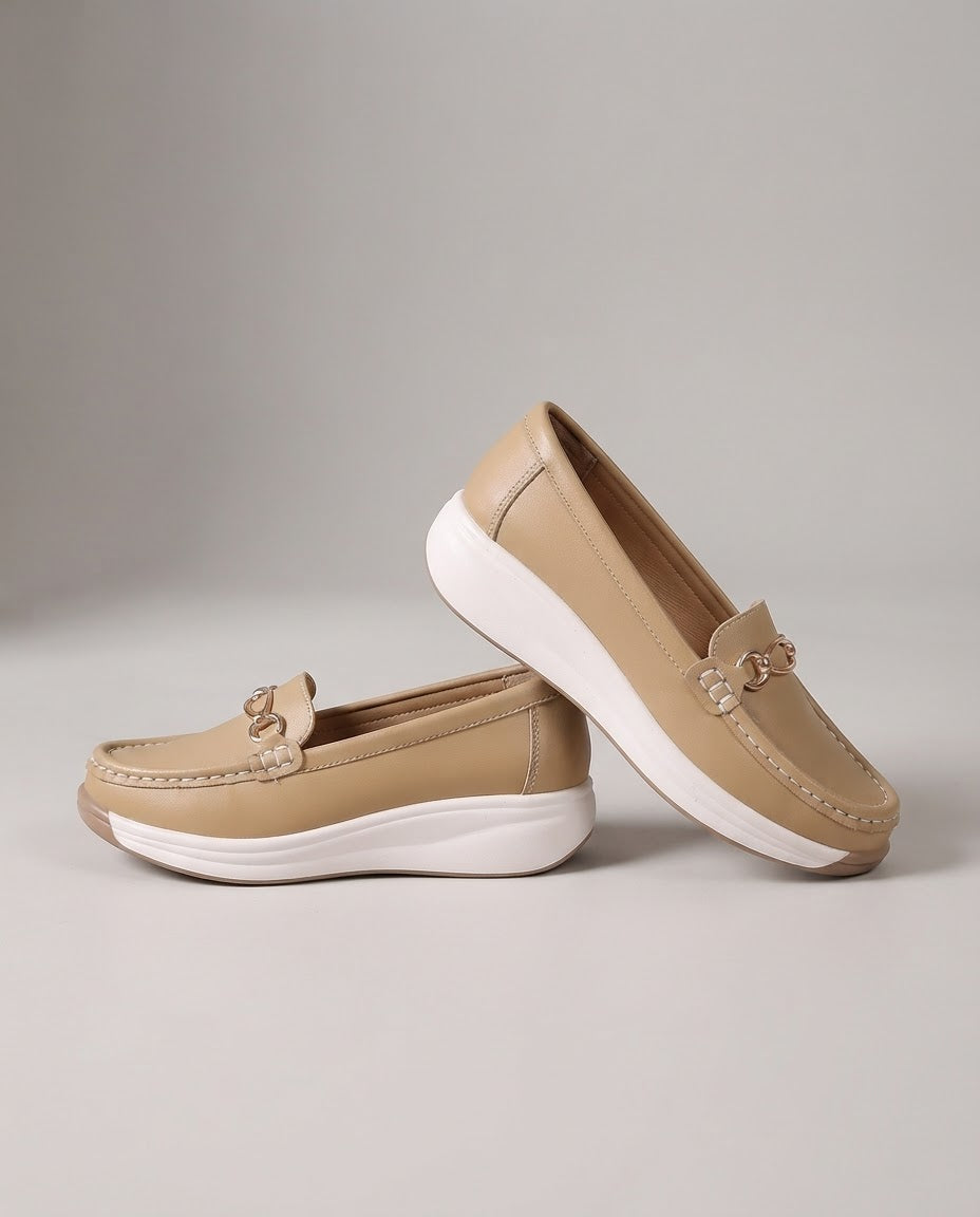 Ornellaine™ - Bequeme Halbschuhe mit Mors-Detail
