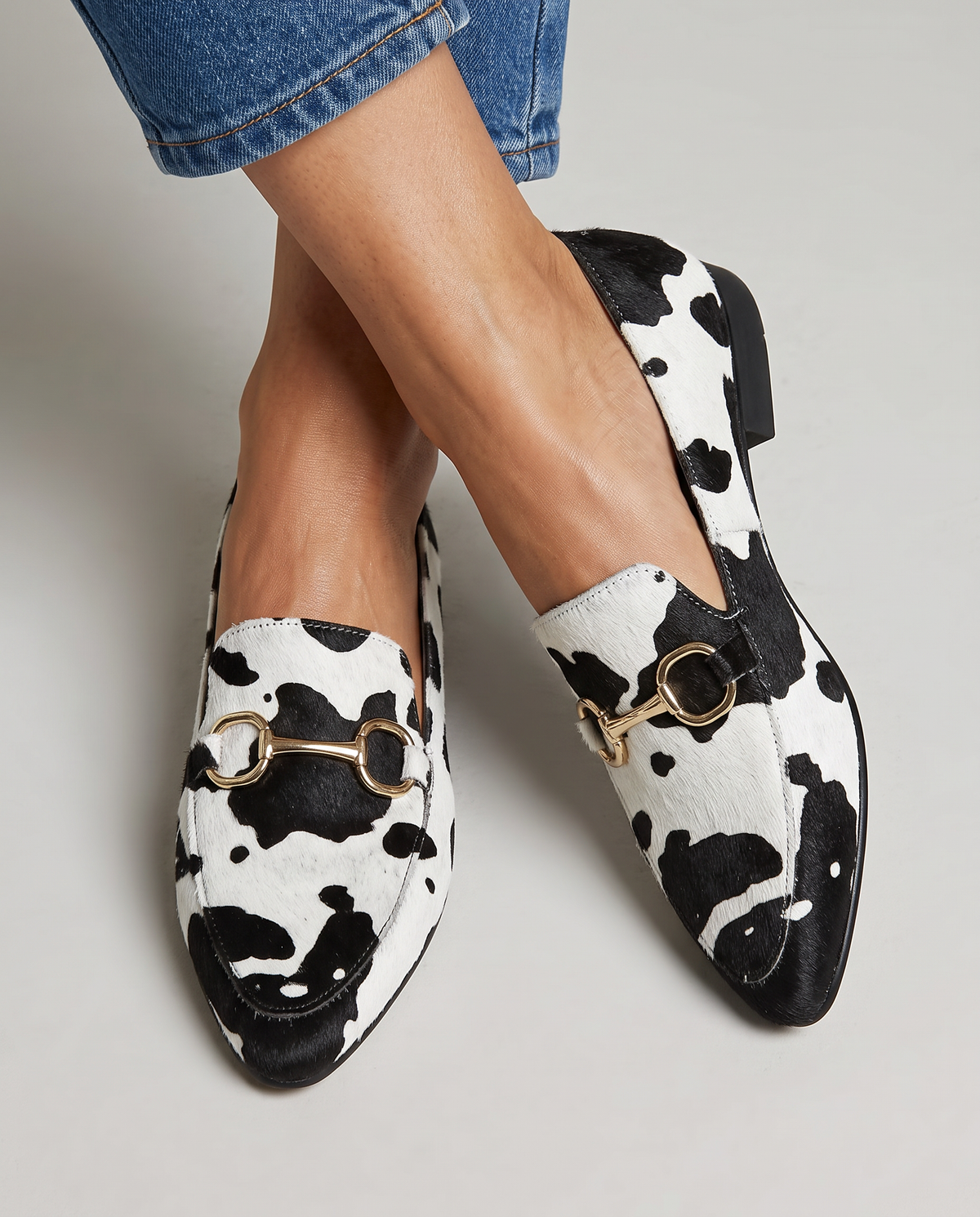 Felivelle™ - Stilvolle Halbschuhe im schwarz-weißen Muster
