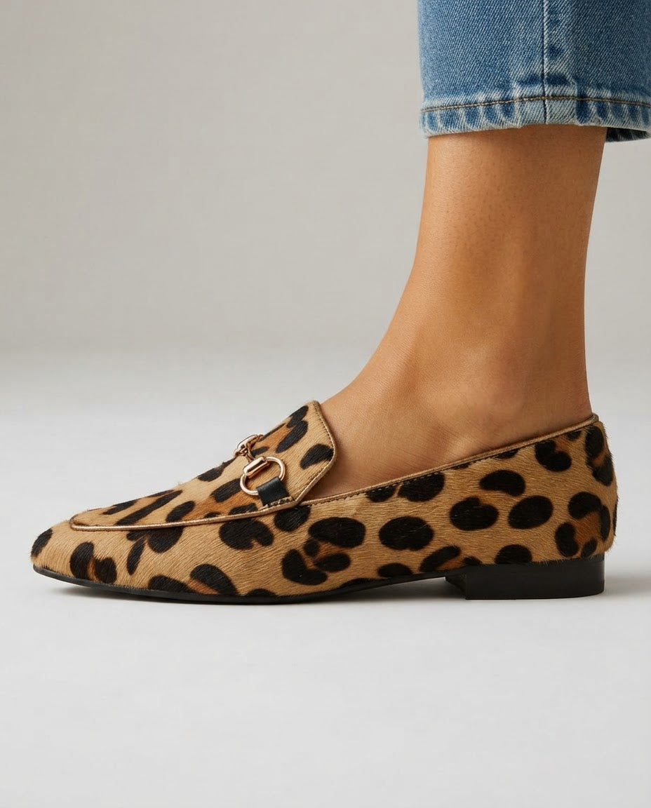 Serenelle™ - Elegante Halbschuhe im Leopardenprint