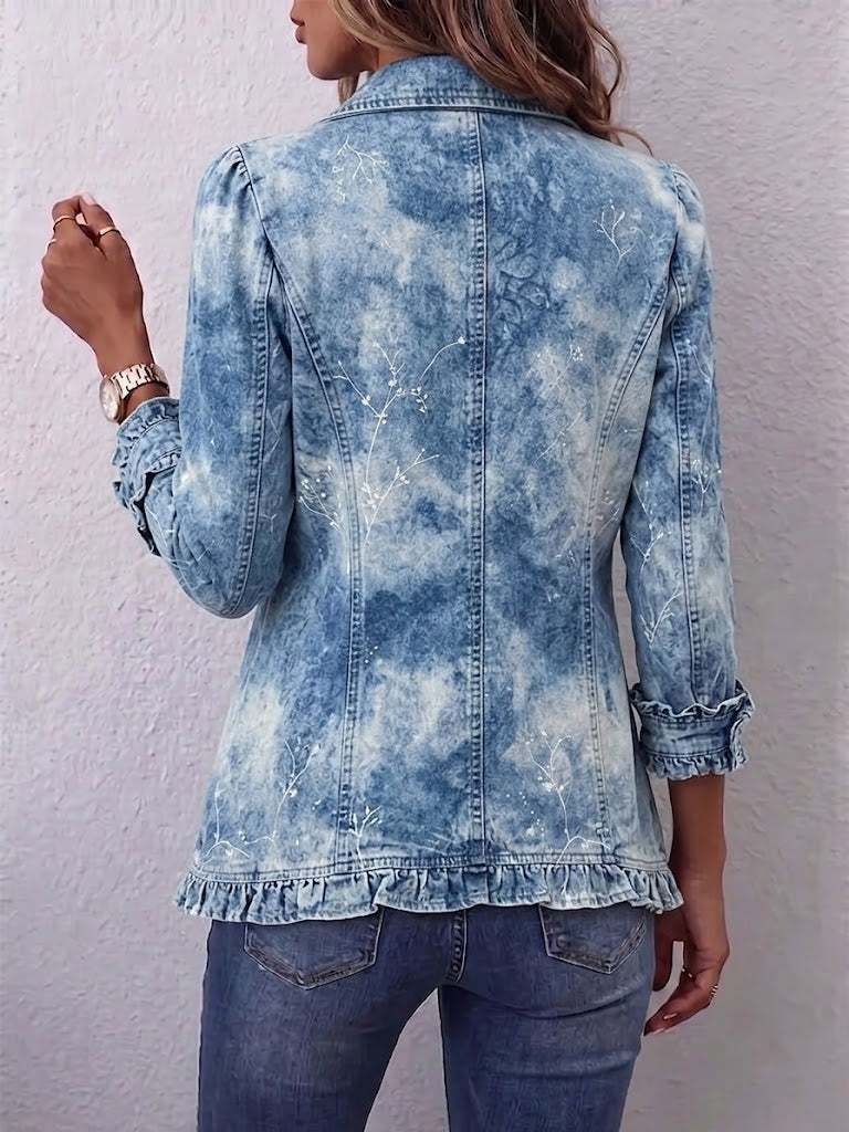 Genoveva | Botanically-Inspired Ruffled Jacket