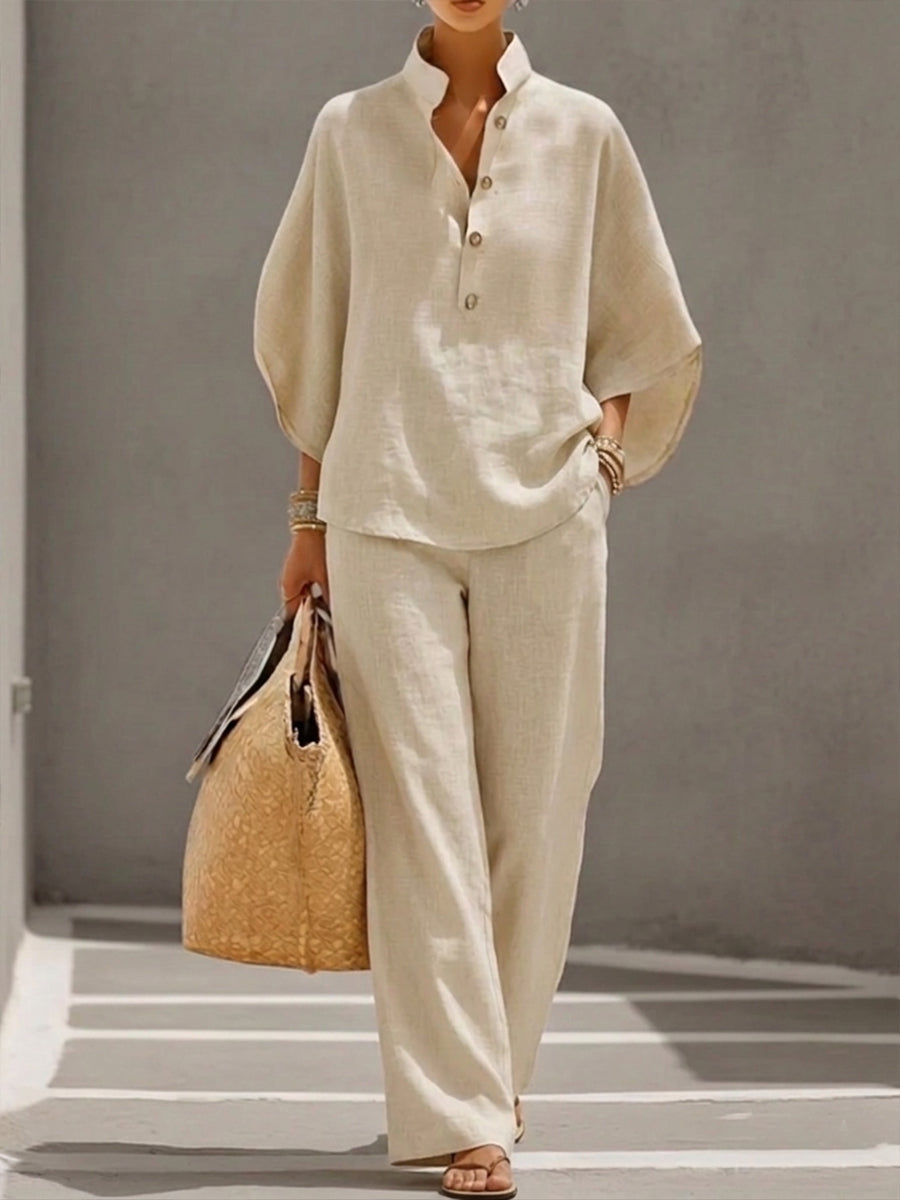 Aurélia™ | Costume deux pièces Palazzo