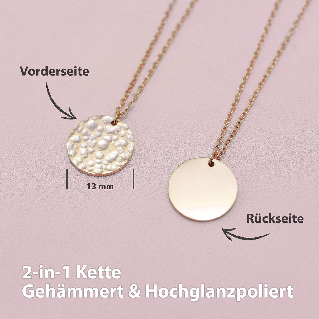 Collier BonnyMoonbase avec plaque rose