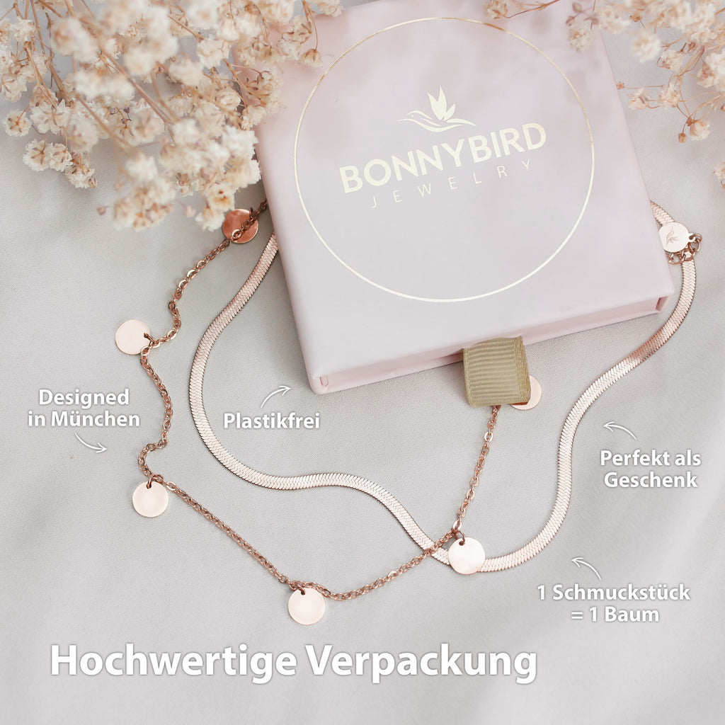 Collier BonnyCoin avec plaque rose