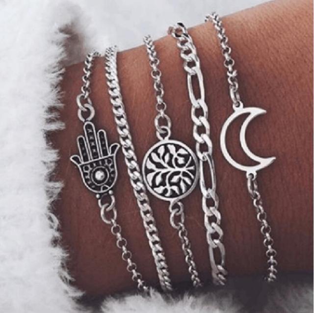 Exklusives 5-teiliges Armband-Set