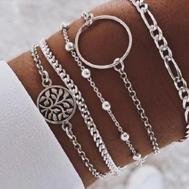 Exklusives 5-teiliges Armband-Set