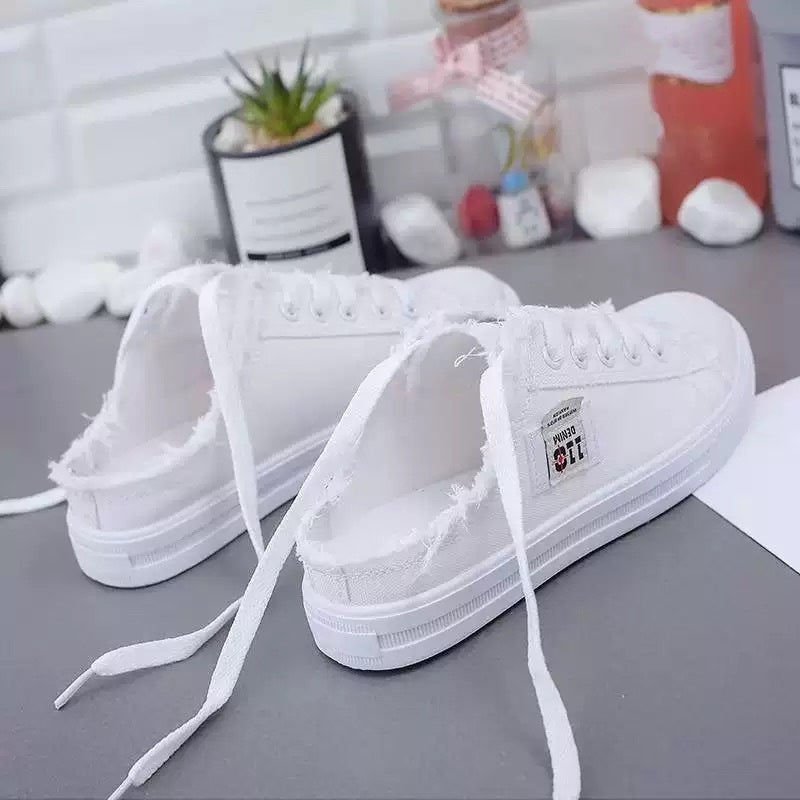 Livia - Baskets mules en denim