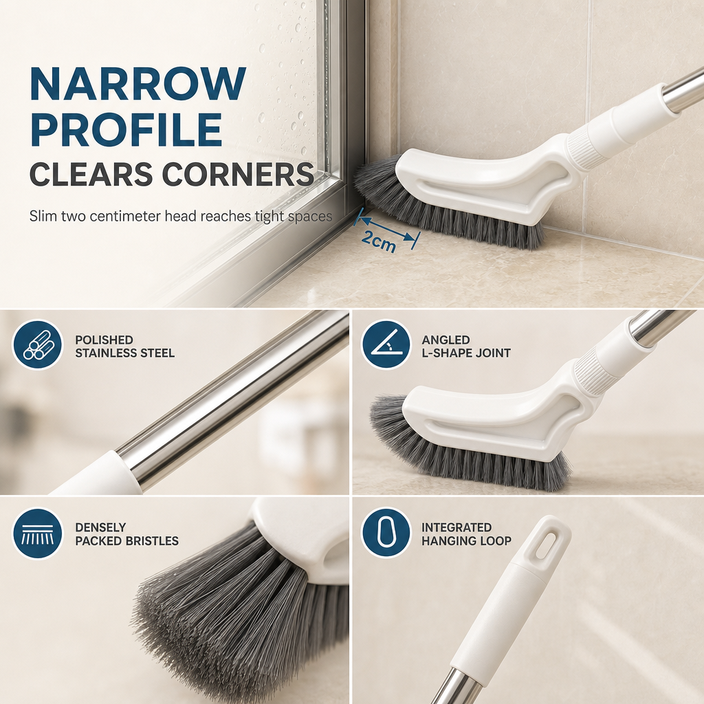Brosse de nettoyage télescopique multifonction