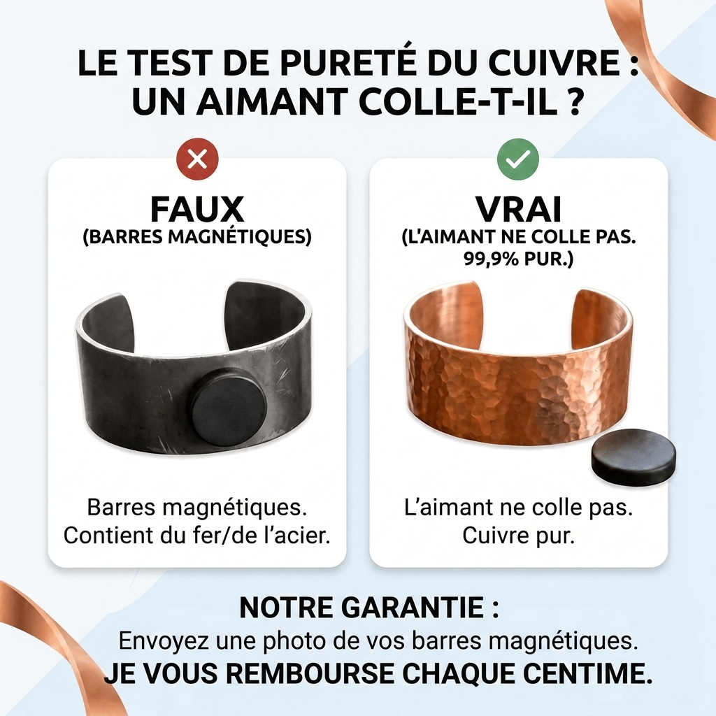 Driftwood Kupferarmband für Herren