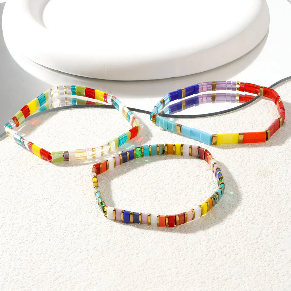 Bracelet perlé RainbowShine™