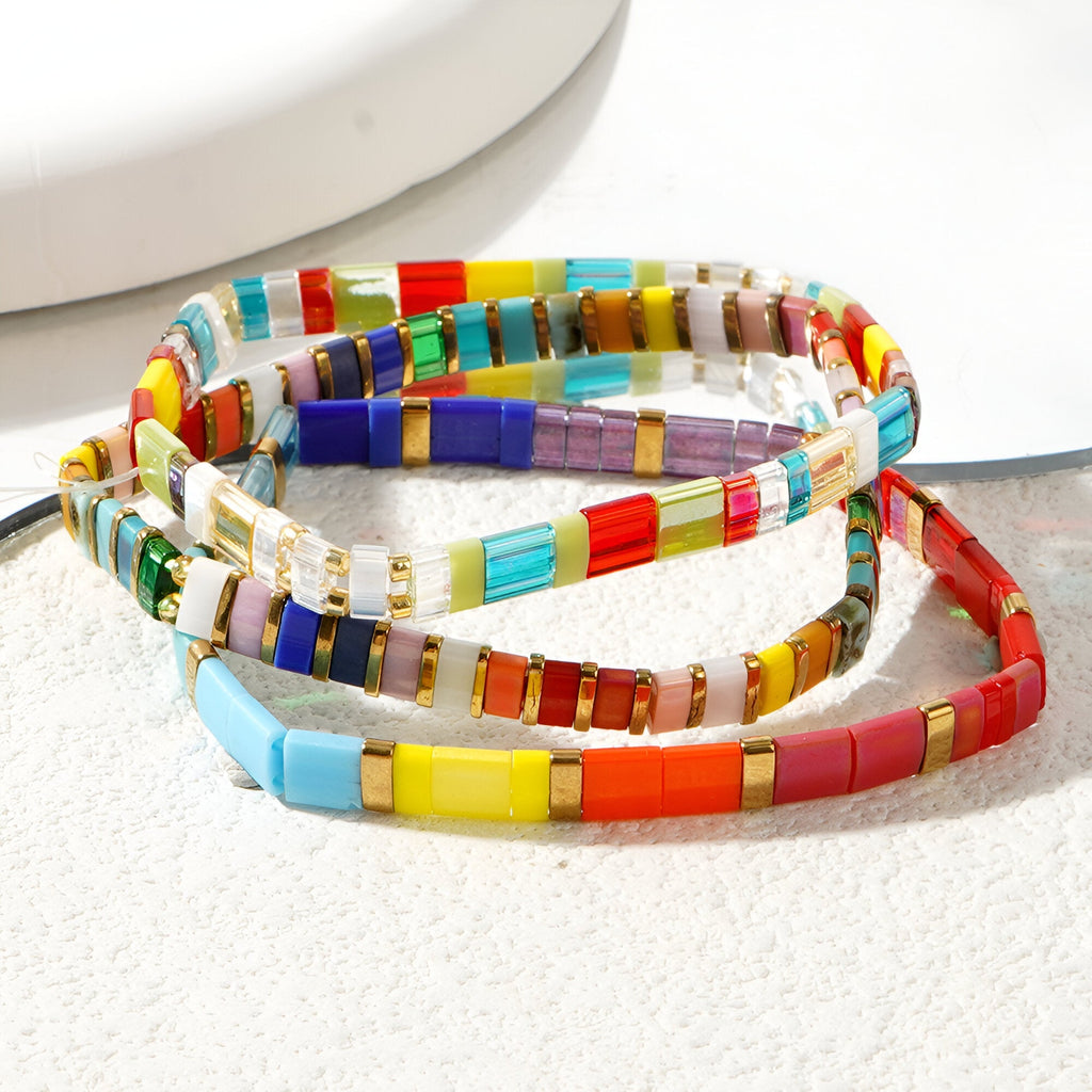 Bracelet perlé RainbowShine™