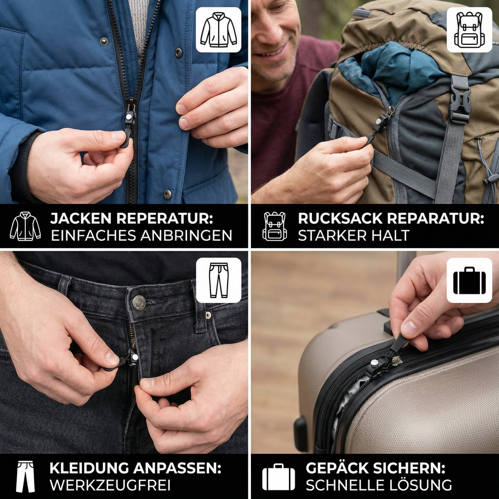 Reißverschluss Reperatur Kit 6er Pack