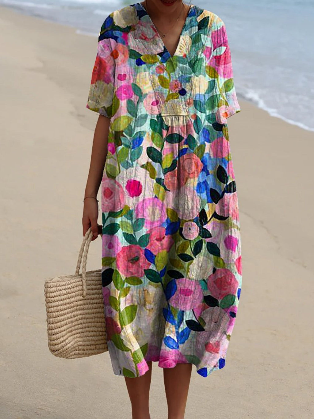 Bente - robe fleurie vintage