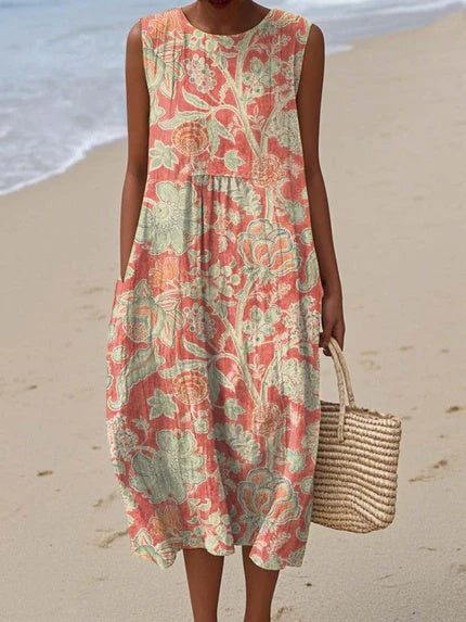 Elin - robe fleurie vintage